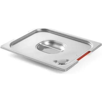 Dóza na potraviny Gastrofans Víko gastronádoby se silikonovým těsněním a výřezem pro ucha, GN 1/2, 265x325mm