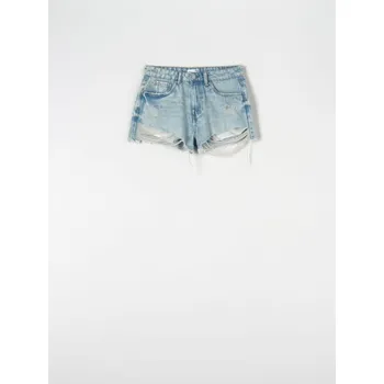 Dámské kraťasy Sinsay - Džínové kraťasy - modrá - 0368U-05J - 0368U-05J-32