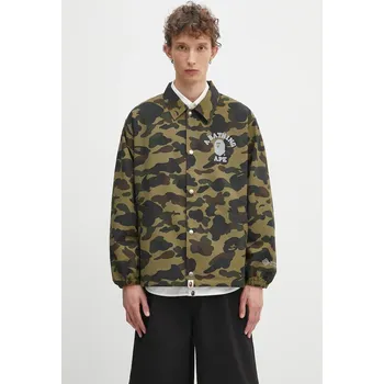 Pánská větrovka Bunda A Bathing Ape Gore-tex wind stopper pánská, zelená barva, přechodná, 1K70140005, XL, 77X
