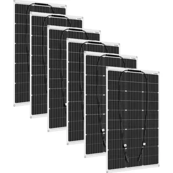 solární panel Flexibilní solární panely 600Wp (6 panelů 100w), 18V, 5A, 975x565mm