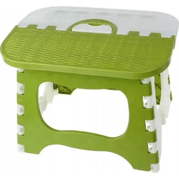 Taburet Taburet Zenetar bílý, olivka 19 cm