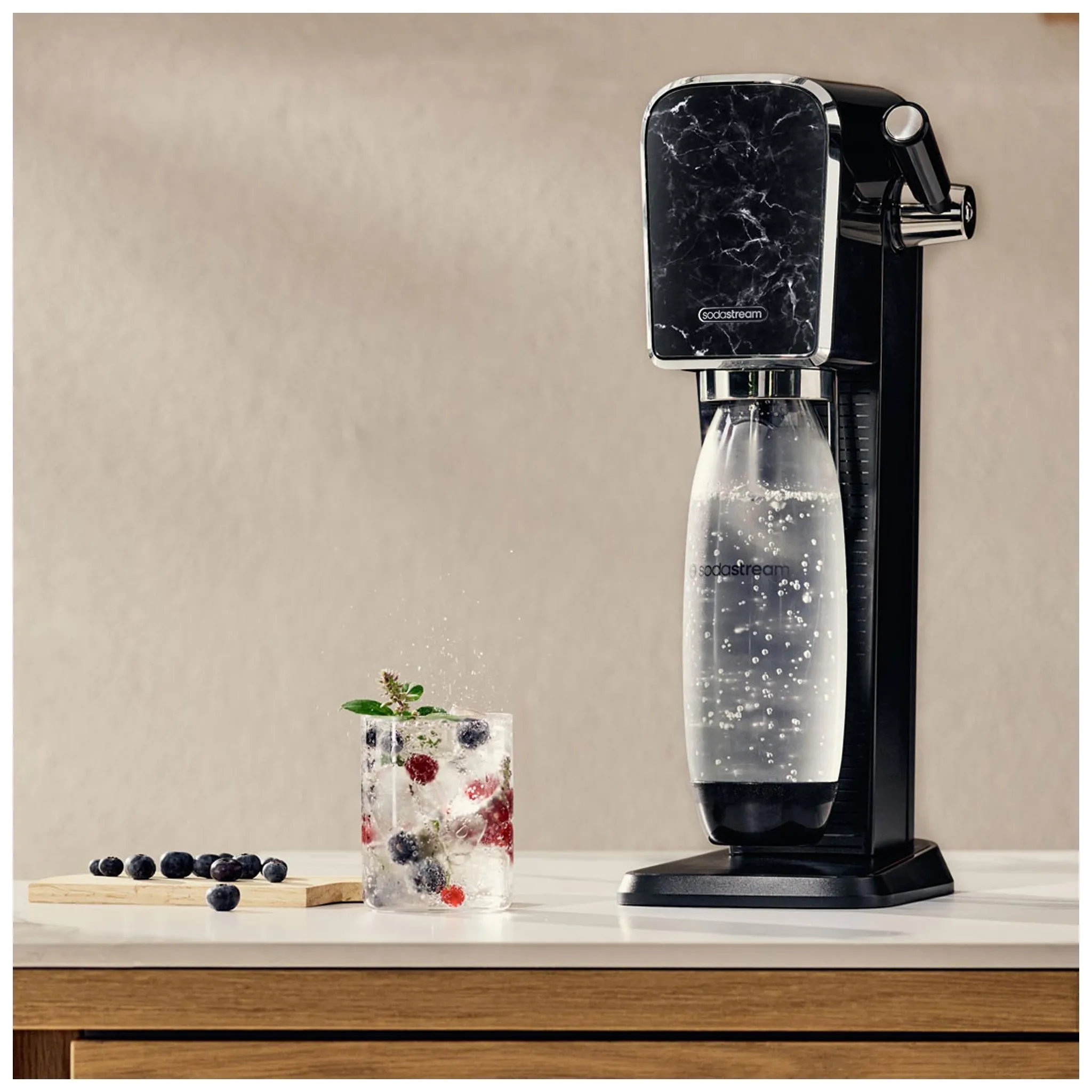 Fotografie 3 - Výrobník sody SodaStream Art marble + 1 lahev