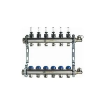 rozdělovač topení COSMO II rozdělovač nerez 7-cestný DN20, bez kulového kohoutu