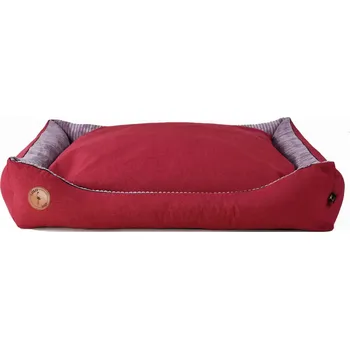 Pelíšek pro psa Lauren design Pelíšek pro psa Cezar - červený VELIKOST: Pro mini psa (vel XS ) - 60 x 50 cm