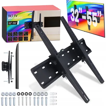 Televizní držák DRŽÁK NA TELEVIZI TCL 32'' NÁSTĚNNÝ SKLOPNÝ NASTAVITELNÝ DRŽÁK TV SILNÝ 0F