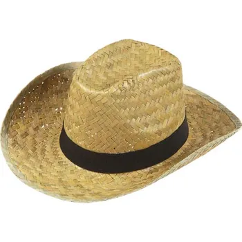 Klobouk Klobouk slamák pánský černá stuha