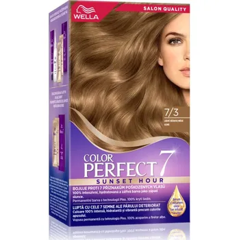 Barva na vlasy Wella Color Perfect Sunset Hour barva na vlasy 7/3 Bright Hazelnut Brown 1 ks