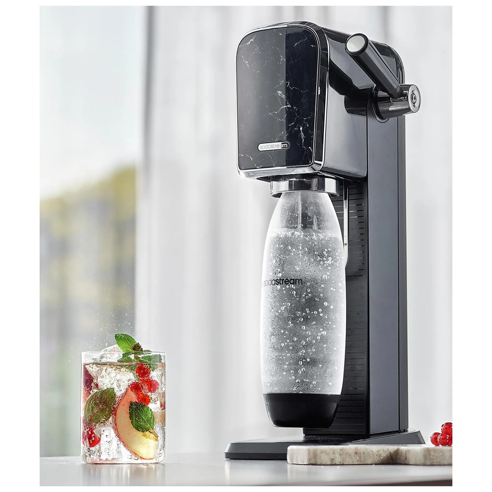 Fotografie 4 - Výrobník sody SodaStream Art marble + 1 lahev