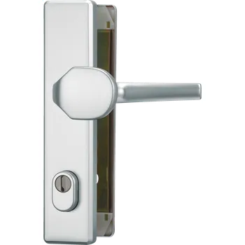 Dveřní kování HLZS814 F1 hranatá klika/koule (HLZS814 F1 hranatá klika/koule)