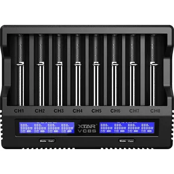 Nabíječka baterií Nabíječka XTAR VC8S SET + PD45W adaptér