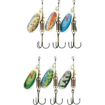 Umělá nástraha EFFZETT - Rotační třpytka FZ Nature 3D Spinner 6 g vel. 3 Perch