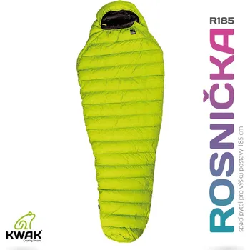 Spacák Kwak spací pytel Rosnička 185 cm Barva: Zelená, Zip: Pravý I