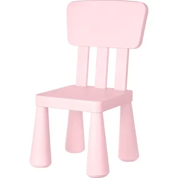 Dětská židle růžová plast