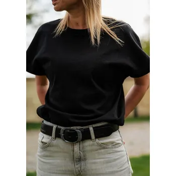 Běžecké oblečení Pásek kožený Barva: černá, Velikost: 85