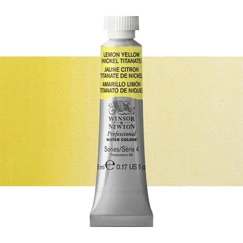 Vodová barva Akvarelová barva Winsor & Newton Professional, 5ml - Lemon Yellow Nickel Titanate