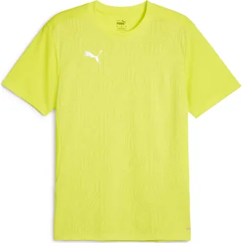 Pánské funkční triko PUMA TEAMFINAL TRAINING JERSEY 658557_30 ELECTRIC LIME/PUMA SILVER M