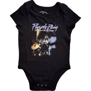 Pánské tričko Prince Tričko Purple Rain Baby Black 2 roky