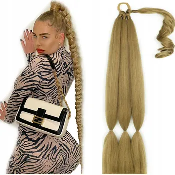 Příčesek Příčesek dlouhé syntetické vlasy střední blond Mawe dámské