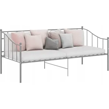 Postel Jednolůžková kovová postel VidaXL 90x200 cm, kovová