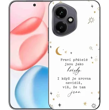 Pouzdro na mobilní telefon Gelový kryt mmCase na Honor 400 - citát 6 bílé pozadí