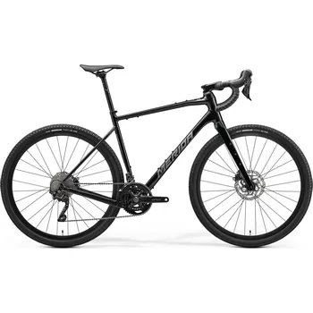 Silniční kolo Merida Silex 400 2x10 GRX Black (Grey/Titan) gravel bike - Velikost XS