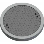 Poklop šachtový DITON A15 GU litinové s protiskluzným designem bez odvětrání