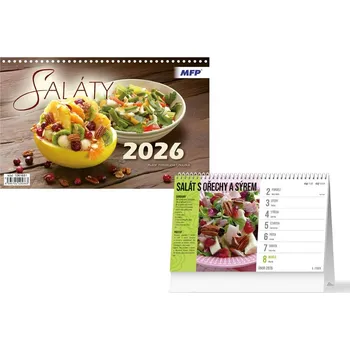 Kalendář kalendář 2026 stolní Saláty 1061681 UNIPAP