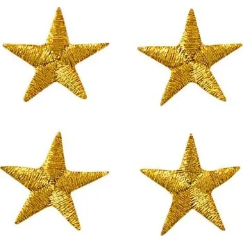 Nášivka Nažehlovačka Monoquick - ZLATÉ HVĚZDY (4ks)