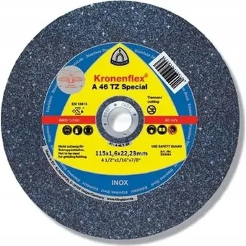 Řezný kotouč Přímý řezný kotouč T41 180x1,6x22,23 mm A46 INOX KLINGSPOR (246683)