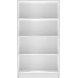 Regál GRASAR 80, bílá + vyzvednutí ZDARMA