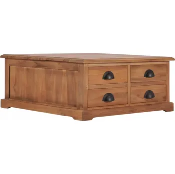 Konferenční stolek Konferenční stolek VidaXL čtvercový 68 x 30 x 68 cm, odstíny růžové