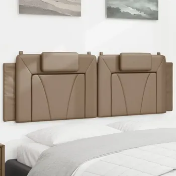 Polštář Polštář na čelo, cappuccino, 160 cm, umělá kůže