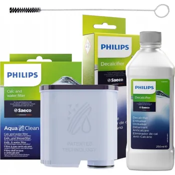 Příslušenství pro přípravu kávy FILTR DO ESPRESSA Saeco CA6903 AquaClean + ODVÁPŇOVAČ Philips CA6700/10 SADA