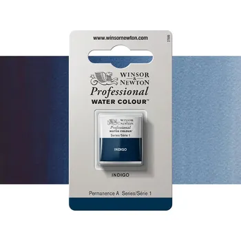 Vodová barva Akvarelová barva Winsor & Newton Professional, půlpánvička - Indigo