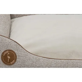 Pelíšek pro psa Lauren design Pelíšek pro psa Cezar NATUR - béžový VELIKOST: Pro mini psa (vel XS ) - 60 x 50 cm