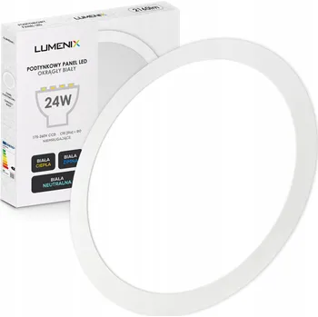 Kulatý Stropní Svítidlo Lumenix 29,5 bílé