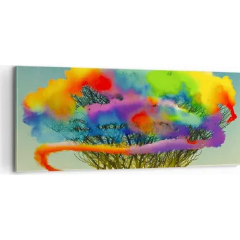 Obraz Foto obraz na plátně 100x40 abstrakce do obýváku ložnice na zeď velký