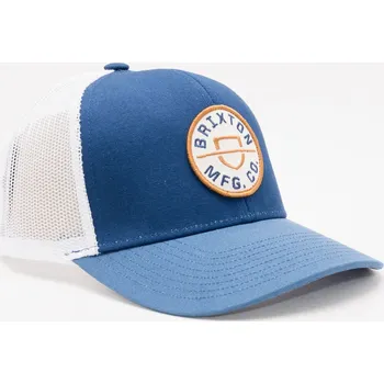 Kšiltovka Kšiltovka Brixton Crest X MP Mesh Cap Washed Navy Joe Bue White