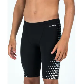 Chlapecké plavky DECATHLON Chlapecké plavky Jammer 500 Fitib 14 LET ČERNÁ