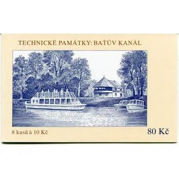 Poštovní známka Česká pošta (2012) Pof. 720 (ZSt 43) ** - Česká republika - Baťův kanál - známkový sešitek