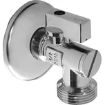 Klum Pračkový kohout 1/2"x3/4", filtr + zpětná klapka, chrom/mosaz