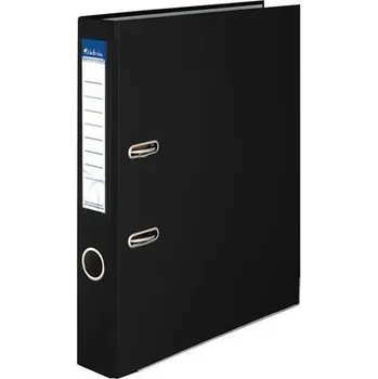 Victoria Pákový pořadač \"Basic\", černý, 50 mm, A4, s ochrannými kovovými rohy, PP/karton