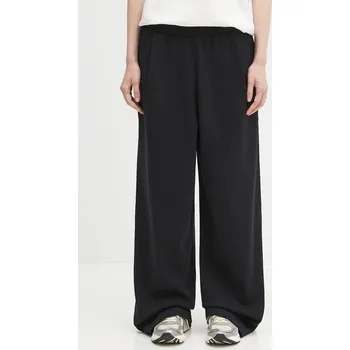 Dámské kalhoty Tepláky Pangaia DNA Double Jersey Pleated Trousers, L, černá, 99X