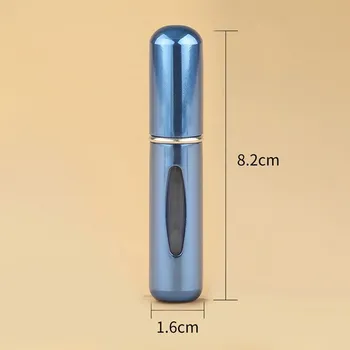 Plnitelný cestovní rozprašovač parfémů 5 ml | kosmetická lahvička - Modrý