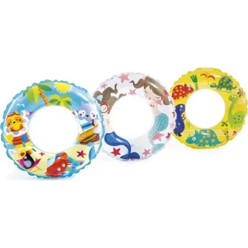 Kruh nafukovací, 61cm, Transparent