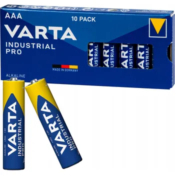 Článková baterie 10x baterie LR03 Varta Industrial Pro 1.5V AAA MN2400 B10