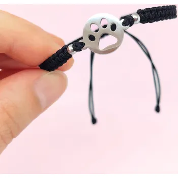 Náramek Maj šperky Náramek s tlapkou Barva: Černá, Velikost: Dámská