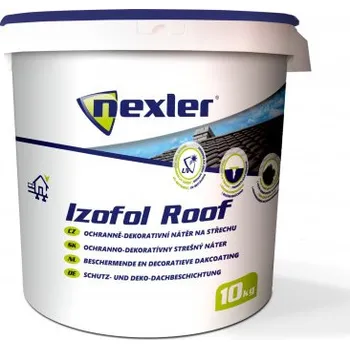 Hydroizolace Nexler Hydroizolační stěrka NEXLER Izofol Roof RAL 8016 10 kg hnědá