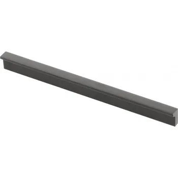 Nábytkové kování Nábytková rukojeť GTV PILLAR, C 160 mm, L 190 mm, Al, matná černá