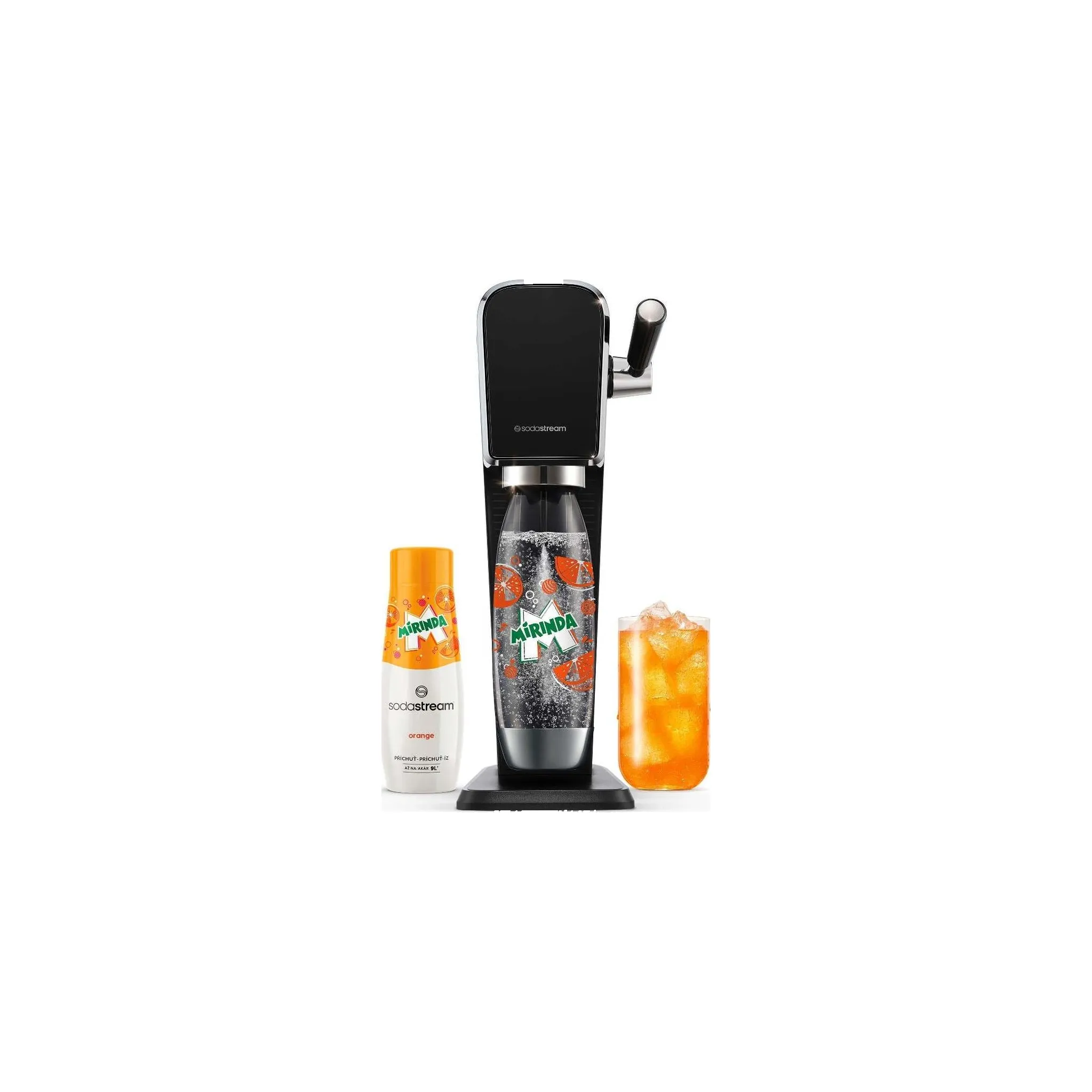 Fotografie 3 - Výrobník sody SodaStream Art černý Mirinda Megapack